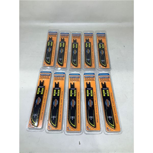 Spyder Bore Blade Lot Of 10