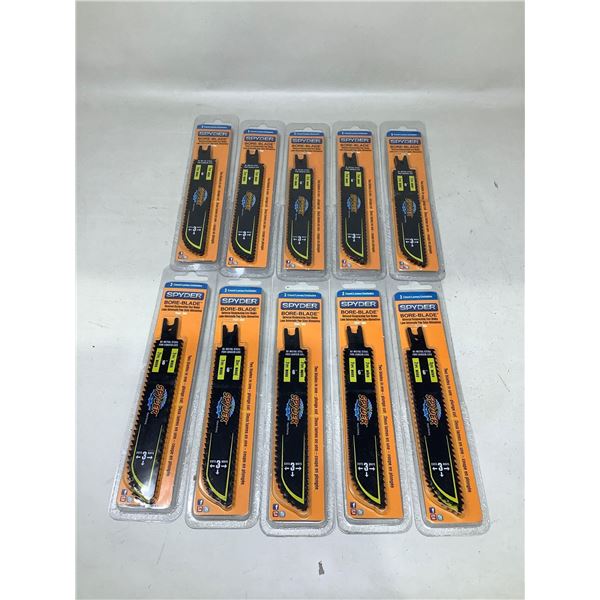 Spyder Bore Blade Lot Of 10