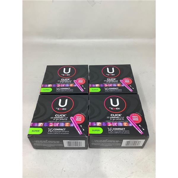 U By Kotex Lot Of 4