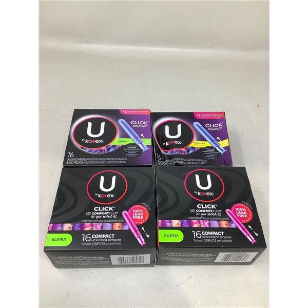 U By Kotex Lot Of 4