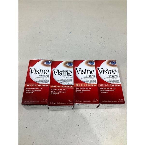 Visine Original Lot Of 4
