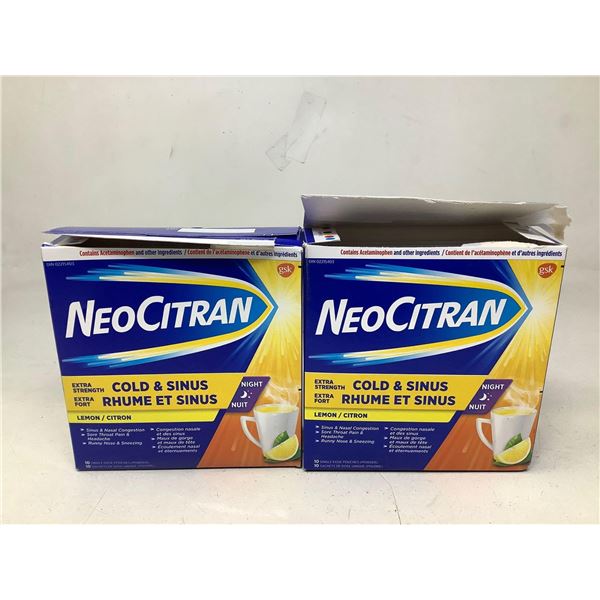 Neo Citran Cold & Sinus Lot Of 2