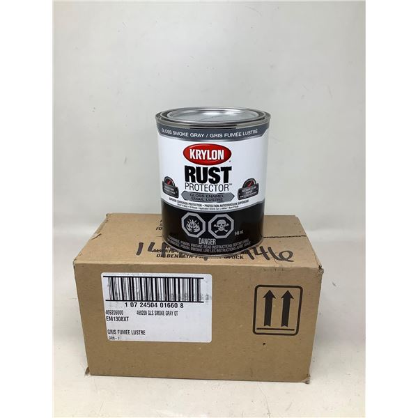 Krylon Rust Protector Gloss Smoke Gray (2 X 946ML)