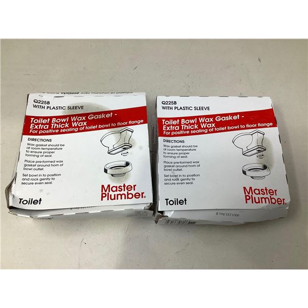 Toilet Bowl Wax Gasket Lot Of 2