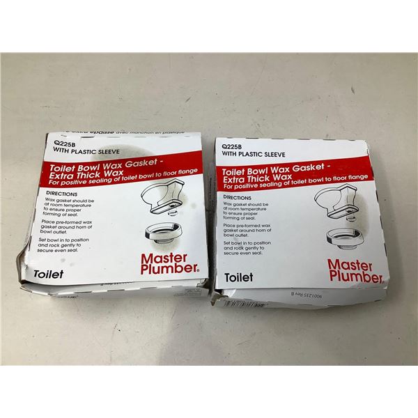 Toilet Bowl Wax Gasket Lot Of 2