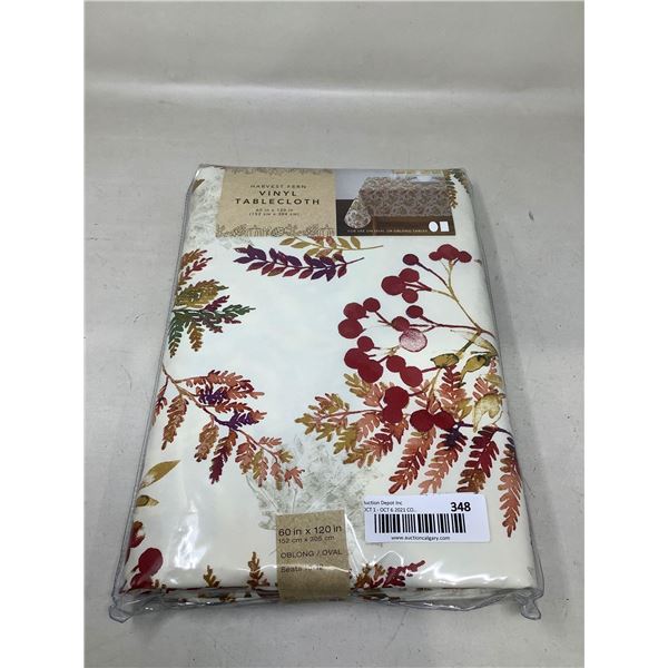 Harvest Fern Vinyl Tablecloth