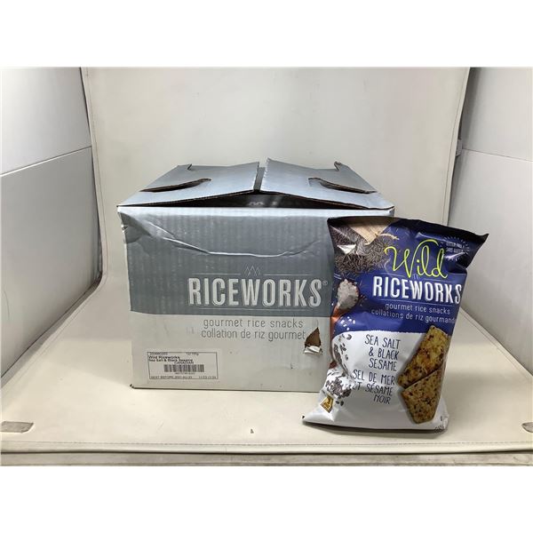 Wild Riceworks Sea Salt & Black Sesame (12 X 155G)