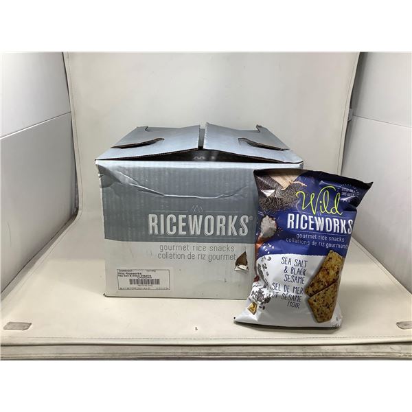 Wild Riceworks Sea Salt & Black Sesame (12 X 155G)