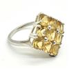 Image 4 : Silver Citrine(4.5ct) Rhodium Plated Ring (~weight 4.8g) (Estimated Selling Price from $33 to $66)