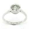 Image 1 : Silver Moissanite (Round 6X6 Mm)(0.87ct) Rhodium Plated Test And Looks Better Than Diamond Ring (~we