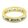 Image 3 : Gold plated Silver Blue Topaz(2.9ct) Micron Rhodium Plated Ring (~weight 4.2g) (Estimated Selling Pr