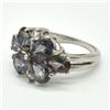 Image 5 : Silver Mystic Topaz(3.4ct) Rhodium Plated Ring (~weight 4.1g) (Estimated Selling Price from $30 to $
