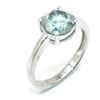 Image 2 : Silver Moissanite ( Round 8.50 Mm)(2.4ct) Rhodium Plated Test And Looks Better Than Diamond Ring (~w