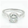 Image 3 : Silver Certified Moissanite (Round 7.5 & 1.5 Mm)(1.75ct) Rhodium Plated Test And Looks Better Than D