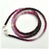 Image 1 : Silver Certified Ruby(43.65ct) Shaded Necklace (~weight 9.8g) (Estimated Selling Price from $90 to $