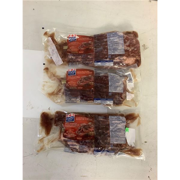 Maple Leaf corn beef brisket - lot of 3