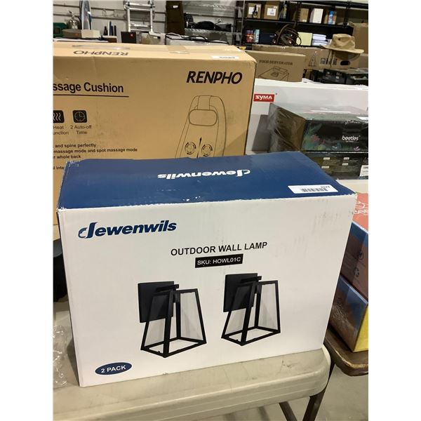 Dewenwils Outdoor Wall Lamp 2-Pack (5.6in x 7.24in x 9.7in)