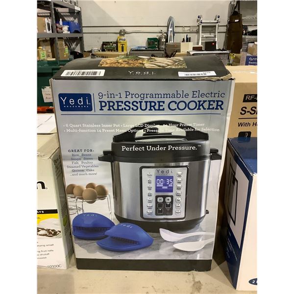 Yedi Houseware 9-in-1 6 Quart Programmable Pressure Cooker