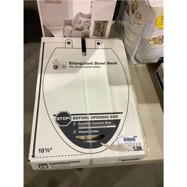 Kohler Elongated Toilet Bowl Seat (18 5/8in)