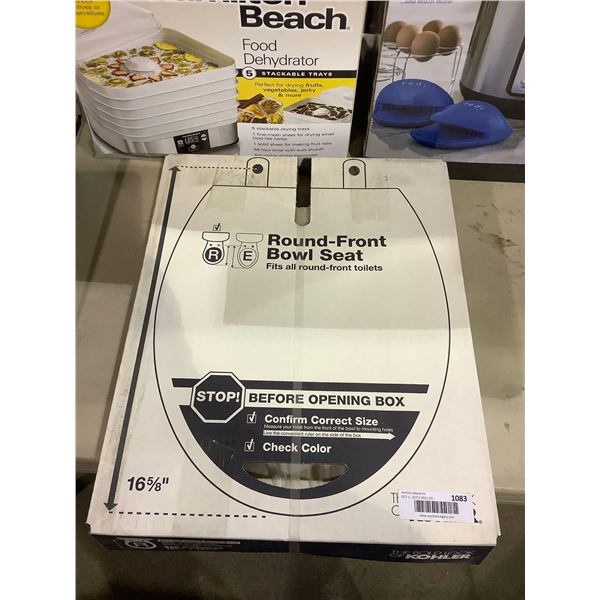 Kohler Round-Front Toilet Bowl Seat (16 5/8in)