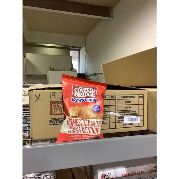 Case of Covered Bridge Ketchup Potato Chips (24 x 36g)