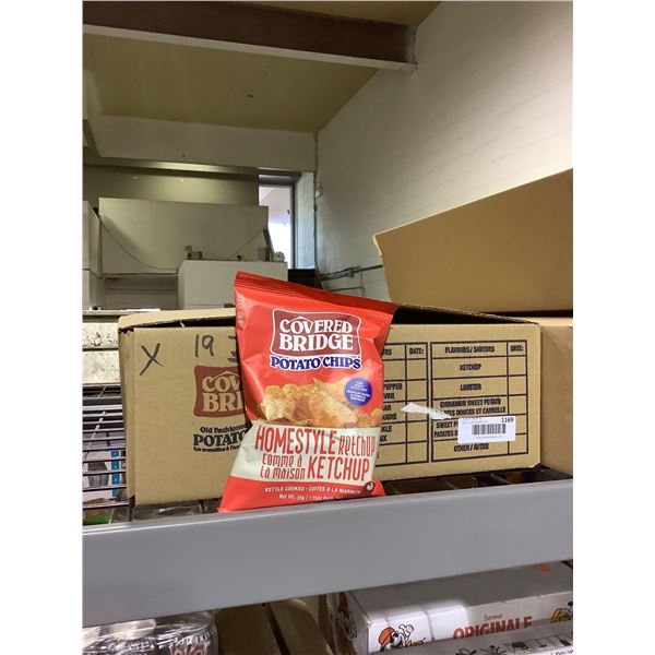 Case of Covered Bridge Ketchup Potato Chips (24 x 36g)