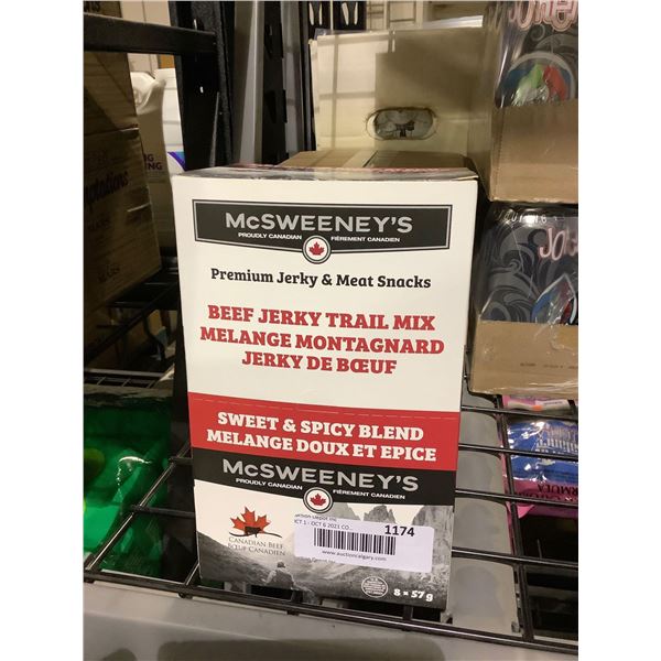McSweeney's Premium Beef Jerky Trail Mix (8 x 57g)
