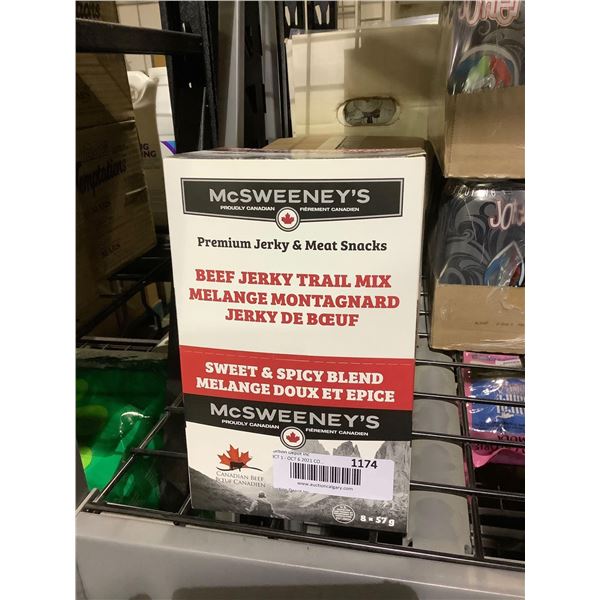 McSweeney's Premium Beef Jerky Trail Mix (8 x 57g)