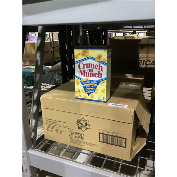 Case of Crunch n' Munch Buttery Toffee Popcorn w/ Peanuts (12 x 113g)