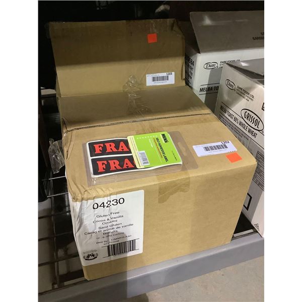 Case of Menji Self Adhesive "Fragile" Labels