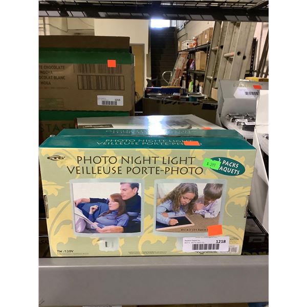 CTG 2-Pack Photo Night Light Lot of 2