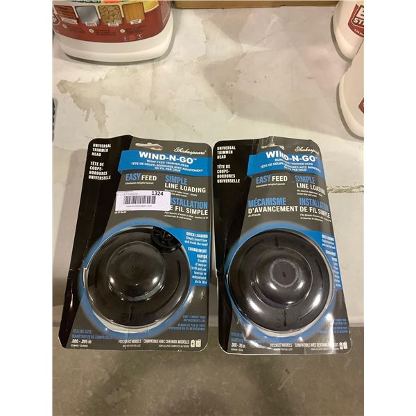 Shakespeare Wind-N-Go Bump Feed trimmer Head Lot of 2