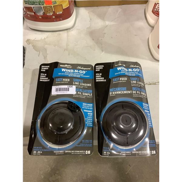 Shakespeare Wind-N-Go Bump Feed trimmer Head Lot of 2