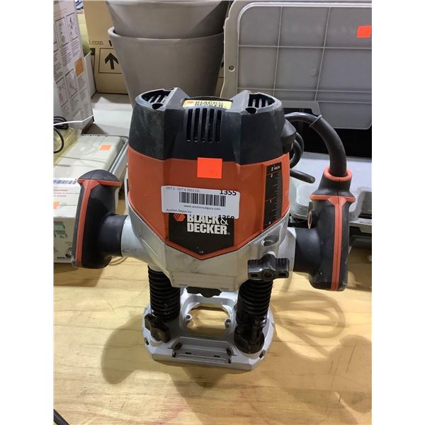 Black & Decker 10 Amp Variable Speed Plunge Router - Model: RP250-CA