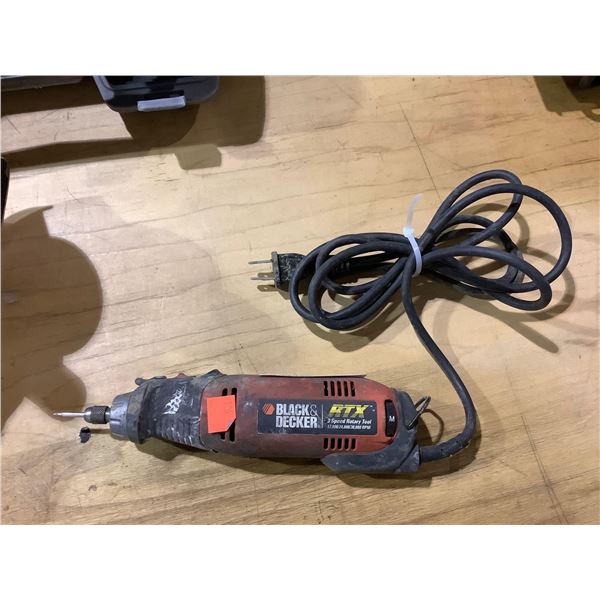 Black & Decker 3 Speed Rotary Tool - Model: RTX3S