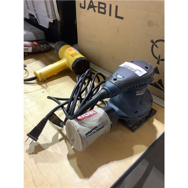 Ryobi 1/4 Sheet Sander with Dust Bag - Model: S652D