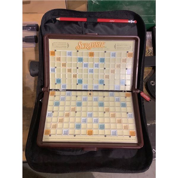 Miniature Scrabble Game w/ Carry Case