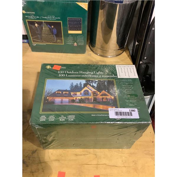 Traditions 100 Outdoor Hanging Lights 9ft Length