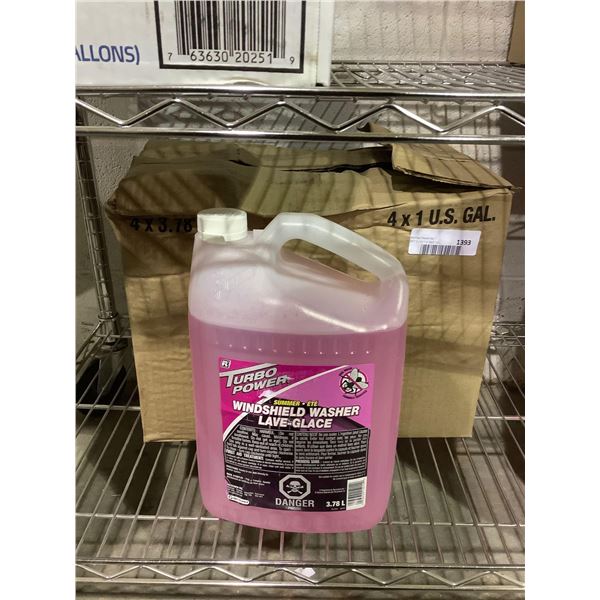 Case of Turbo Power Summer Windshield Washer Bug Wash (4 x 3.78L)
