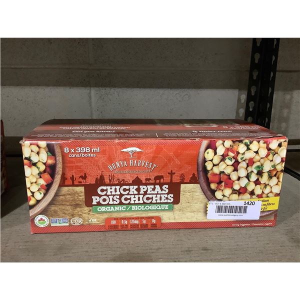Dunya Harvest Chick Peas (8 x 398mL)