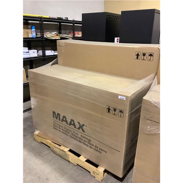 MAAX Essence AcrylX Left-Hand Tub and surround set  - Model: 149010-L-000-002-294 and 141236-L