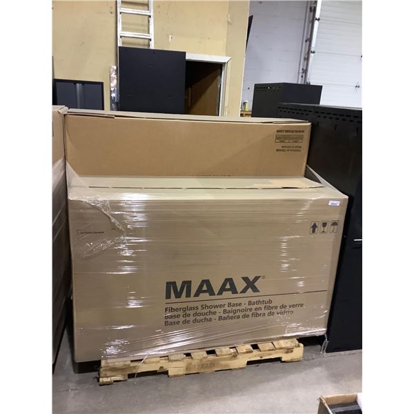 MAAX Essence AcrylX Left-Hand Tub and surround set  - Model: 149010-L-000-002-294 and 141236-L