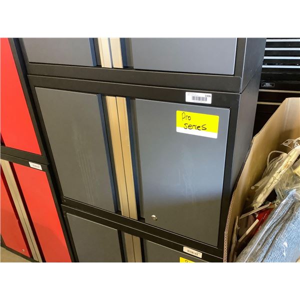 Pro Series Metal Garage Storage Cabinet in Grey (14in L x 28in W x 22in H) with key