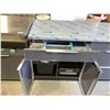 Image 2 : Patio BBQ S.S Cabinet with drawers, beverage storage, ss top (23in L x 64in W x 35in H)