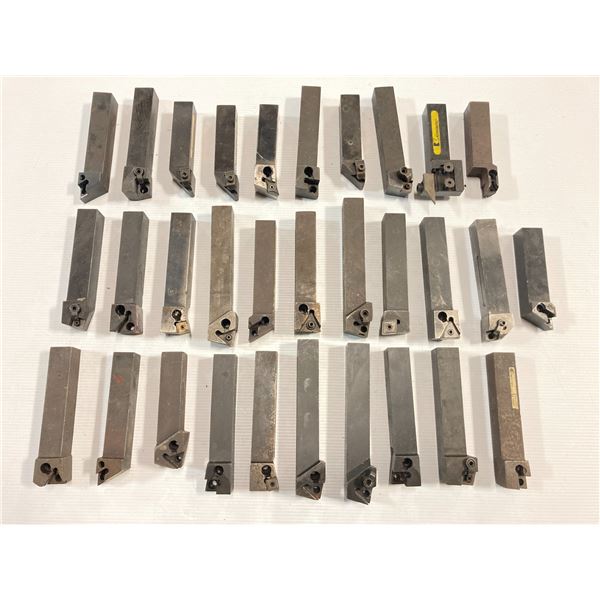 Lot of (31) Misc 1" Indexable Lathe Tool Holders