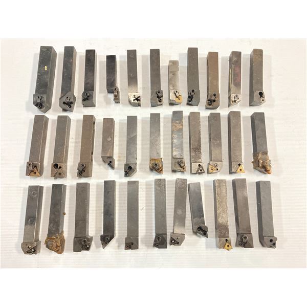 Lot of (33) Misc 1" Indexable Lathe Tool Holders