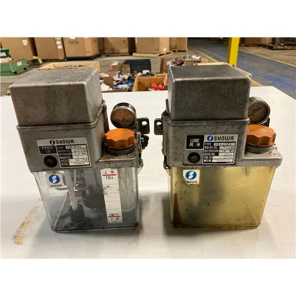 Lot of (2) Showa Automatic Lubrication Systems