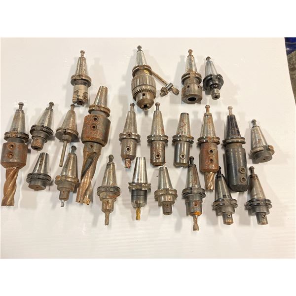 Lot of (22) CAT40 Misc Tool Holders