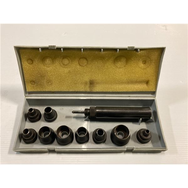 Spring Loaded Center Punch Set, Interchangeable Heads