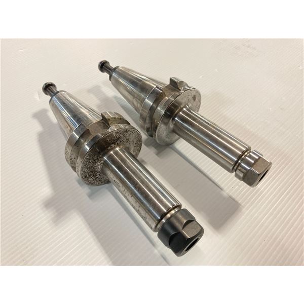 (2) BT40 Bodee ER16 Collet Chucks, P/N: BT40-ER16-4.72